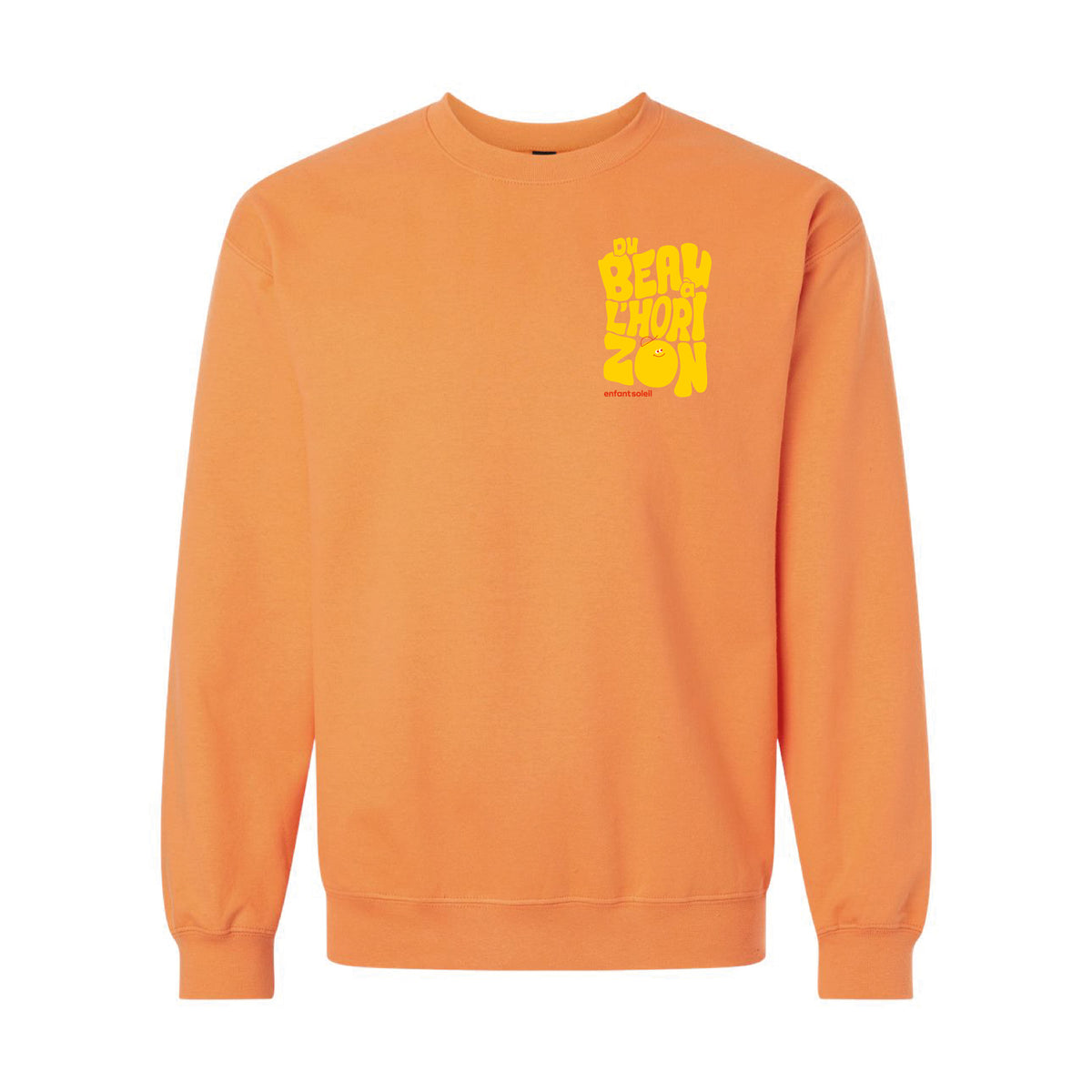 Crewneck adulte orange
