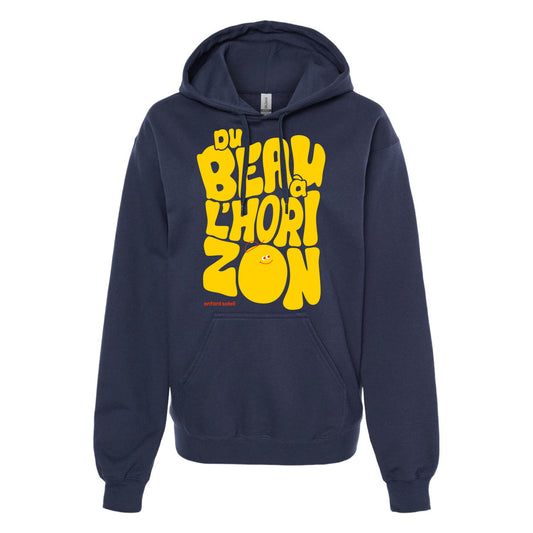 Hoodie adulte marine