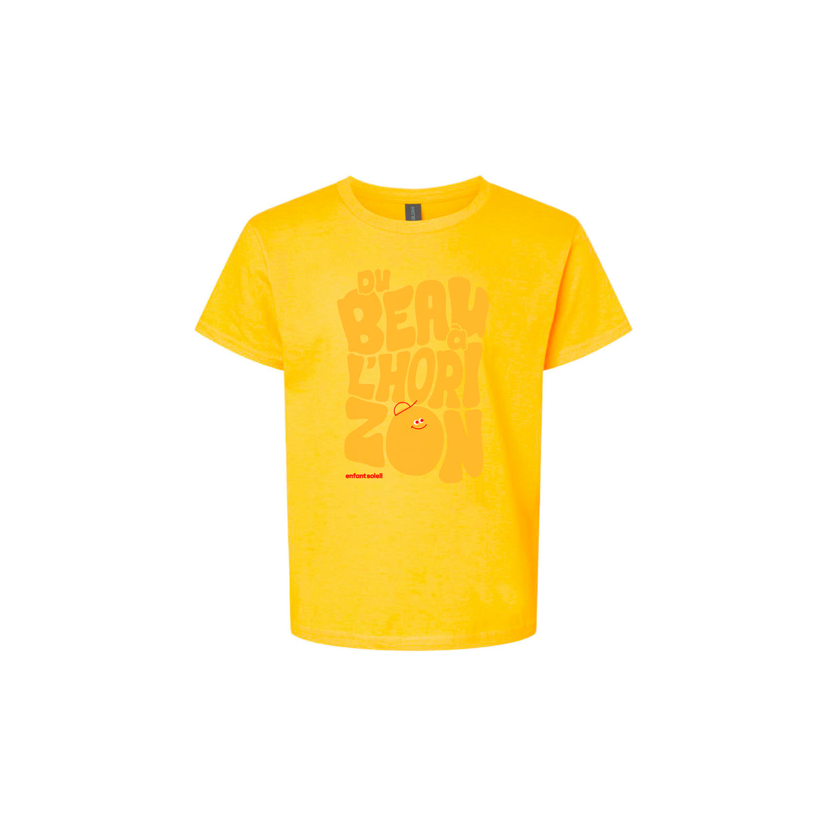 T-shirt enfant jaune